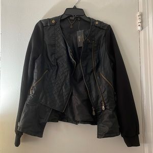 Womens Black Leather Jacket